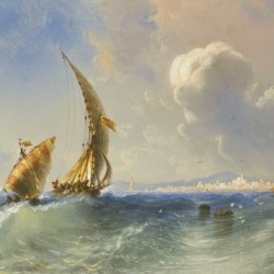 High seas near Alicante